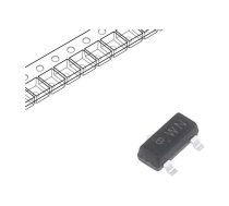 Transistor: N-MOSFET; unipolar; 60V; 440mA; Idm: 1A; 530mW; SOT23 | MMFTN6001-DIO  | MMFTN6001