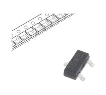 Transistor: PNP; bipolar; 65V; 0.1A; 250mW; SOT23,TO236AB | BC856-QR  | BC856-QR