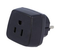 Transition: adapter; 2P+PE; 230VAC; 15A; black; PIN: 3 | 1508520  | 1508520