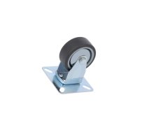 Transport wheel; Ø: 50mm; W: 20mm; H: 68mm; rigid; 40kg | FDPE-0501-1001  | FDPE 0501 1001