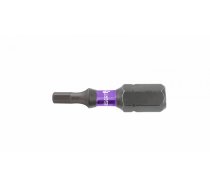 Trieciena skrūvgrieža uzgalis HEX 4, 25mm, S2, 5 gab | HT1S146 | 5902801376580