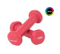 Tunturi vinila hanteles 0,5 kg, rozā, 2gb | 14TUSFU108 | 8717842018972