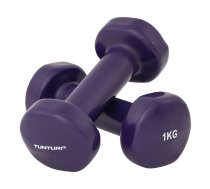 Tunturi vinila hanteles 1,0 kg, violeta, 2 gab. (14TUSFU109) | 14TUSFU109 | 8717842018989