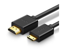 Ugreen HDMI - mini HDMI cable 19 pin 2.0v 4K 60Hz 30AWG 1,5m black (11167) | 11167-ugreen  | 6957303891672 | 11167-ugreen
