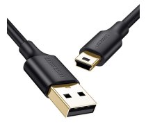 Ugreen Universāls mini USB datu pārraides kabelis 1 m melns (10355) | UG10355  | 6957303813551 | UG10355