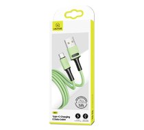 USAMS Cable | Kabel U52 USB-C 2A Fast Charge 1m zielony|green SJ436USB02 (US-SJ436) (SJ436USB02) | SJ436USB02  | 6958444989051 | SJ436USB02