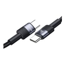 USAMS Kabel USB-C na USB-C Fast Charging stalowy|tarnish SJ724USBSG01 (US-SJ724) | SJ724USBSG01  | 6958444991887 | SJ724USBSG01