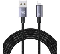 USAMS Kabel USB na Lightning 2,4A 2m Fast Charging stalowy|tarnish SJ669USB01 (US-SJ669) | SJ669USB01  | 6958444908601 | SJ669USB01