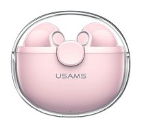 USAMS Słuchawki Bluetooth 5.1 TWS BU series bezprzewodowe różowy|pink BHUBU04 | BHUBU04  | 6958444990156 | BHUBU04