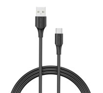 USB 2.0 A to USB-C 3A cable 0.25m Vention CTHBC black | CTHBC  | CTHBC