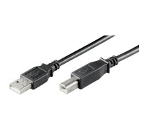 USB 2.0 Hi-Speed cable, black, 5 m - USB 2.0 male (type A) > USB 2.0 male (type B) | 61598  | 61598