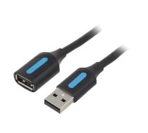 USB 2.0 male to female extension cable Vention CBIBJ 5m Black PVC | CBIBJ  | 6922794748538 | CBIBJ