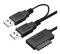 USB 2.0 Type-A to Slimline SATA II 7+6Pin Adapter | CA914852  | 9990000914852