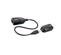 USB extender; PoE,USB 2.0; black; extender via cable Ethernet | UA0207 | UA0207