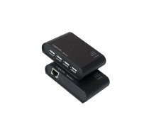 USB extender; USB 2.0; black; Cat: 5e,6; 50m | UA0230  | UA0230