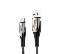 USB to USB-C cable Joyroom Sharp S-M411 3A, 2m (black) (S-M411 Type-C 2m) | S-M411 Type-C 2m  | 6956116798963 | S-M411 Type-C 2m