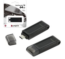 USB zibatmiņa (Flash) Kingston 128Gb (USB 3.2, USB-C konektors) - Datatreveler 70 | 88657