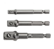 Uzgaļu adapteru komplekts (3gab.) 1/2" 3/8" 1/4" HT1S445 HOGERT | HT1S445 | 5901867199782