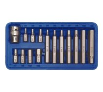Uzgaļu HEX komplekts 15 gab., CrV 6150 | 66720 | 5906083667206