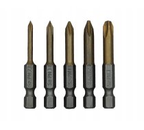Uzgaļu komplekts 5 gab: PH00, PH0, PH1, PH2, PH3, 50mm, 1/4" | RA-04-459 | 5901180819541