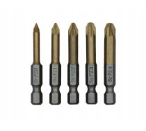 Uzgaļu komplekts 5 gab: PZ0, PZ1, PZ2, PZ3, PZ4, 50mm, 1/4" | RA-04-458 | 5901180819558