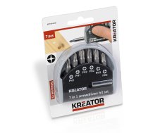 Uzgaļu komplekts PH1, PH2, PH3 (7gab.) KRT064200 KREATOR | KRT064200 | 5400338048838