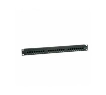 VALUE Cat.5e 19" Patch Panel, 24 Ports, UTP black | 26.99.0349