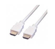 VALUE HDMI High Speed Cable + Ethernet, M/M, white, 1.5 m | 11.99.5704