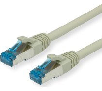 Value S/FTP Patch Cord Cat.6A (Class EA), grey, 0.15 m | 21.99.0859 | 7630049671997 | 21.99.0859