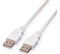 Value USB 2.0 Cable, A - A, M/M, white, 1.8 m | 11.99.8919 | 7611990989249 | 11.99.8919