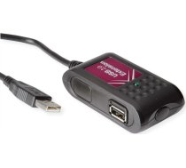 Value USB 2.0 Extender, 2 Ports, black, 5 m | 12.99.1089 | 7611990174904 | 12.99.1089