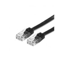 VALUE UTP Cat.6 Flat Network Cable, black 1 m | 21.99.0961
