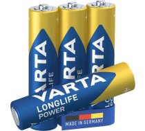 VARTA Longlife Power Alkaline Battery AAA (1,5V) B4 | BATAAA.ALK.VLP4 | 4008496559749