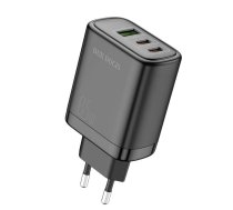 Wall charger Dux Ducis C110 Super Si - USB + 2xType C - PD 65W 5A black | ŁAD001506  | 6934913047743 | ŁAD001506