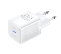 Wall charger, Vention, FEPW0-EU, USB-C, 20W, GaN (white) | FEPW0-EU  | 6922794782105 | 063903