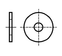 Washer; round; M3; D=9mm; h=0.8mm; acid resistant steel A4 | K3.2/D9021-A4  | K3.2/D9021-A4