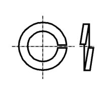 Washer; spring; M3; D=6.2mm; h=0.8mm; A2 stainless steel; DIN 127B | B3/BN672  | 1253565