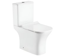 WC pods AB ZT-1215 3/6l, rimless, ar UF Slim SC vāku | 4750959130902 | 4750959130902 | 9130902
