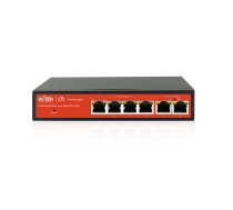 WI-PCES306G ~ Gigabit pārvaldāms PoE komutators 4GE(PoE)+2GE(Uplink)(PoE 60W) | 011156