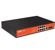 WI-PCMS310GF ~ CLOUD L2 Gigabit pārvaldāms PoE komutators 8GE(PoE)+2SFP+1CON (PoE 150W) | 010393