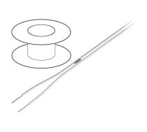 Wire; 2x0.75mm2; OFC; stranded; silicone; white; -60÷180°C | TAS-TSK72  | TSK72