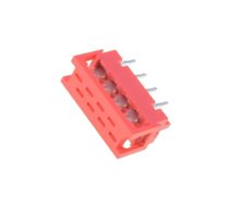 Wire-board; adapter; PIN: 8; IDC,THT; on PCBs,for ribbon cable | DS1015-02-08R6  | DS1015-02-08R6