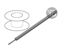Wire: coaxial; RG58; 1x0.5mm2; stranded; Cu; Core section: 0.5mm2 | SILI-SC0.5/1.0GY  | 61.7580-28
