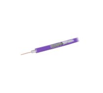 Wire: coaxial; RG59; solid; Cu; PVC; violet; 100m; Øcable: 6.1mm | RG59-CU-VI  | S5990 VVTCU