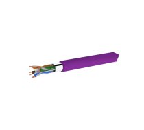 Wire; F/UTP; 4x2x23AWG; 6; solid; Cu; LSZH; violet; 305m; Øcable: 6mm | DK-1623-VH-305  | DK-1623-VH-305