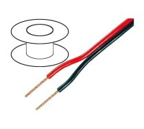 Wire: loudspeaker cable; 2x2.5mm2; stranded; OFC; black-red; PVC | TAS-C102-2.50  | C102-2.50