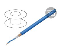 Wire: microphone cable; 2x0.22mm2; blue; OFC; -15÷70°C; PVC | TAS-T32-BL  | T32 BLUE