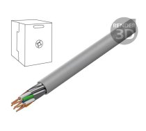 Wire; U/FTP; Cat 6a; 4x2x27AWG; Cu; stranded; LSZH; grey; 305m | DK-1623-A-P-305 | DK-1623-A-P-305