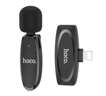 Wireless lavalier microphone Lightning Hoco L15 black | 6931474789020 | 6931474789020 | 85181000