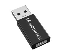 Wozinsky WAAC-01 USB-A - USB-C OTG Adapter - Black | WAAC-01 | 5907769378980 | 85177900